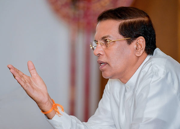 President Sirisena Currently Chairing Meeting With UPFA Parliamentary Group: Cabinet Now Stands Dissolved According To Constitution