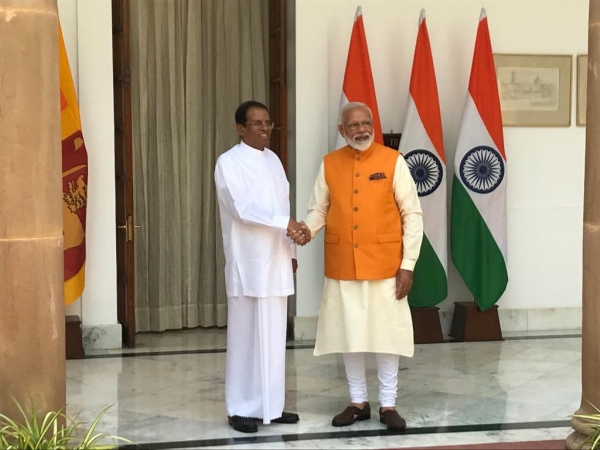 Sirisena Holds Bilateral Talks With Narendra Modi: Discuss Commitment For Closer Bilateral Ties Against Terrorism And Extremism