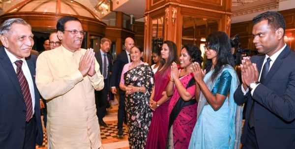 Sirisena Arrives In Rome: Scheduled To Deliver Speech At 24th Session Of The Committee On Forestry