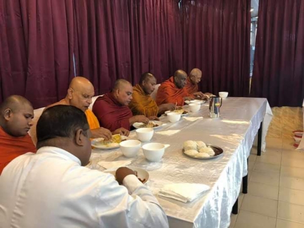 Buddhist Monks And Muslim Community Leaders Attend Reopening Of The Restaurant Damaged By Anti-Muslim Mobs In Minuwangoda