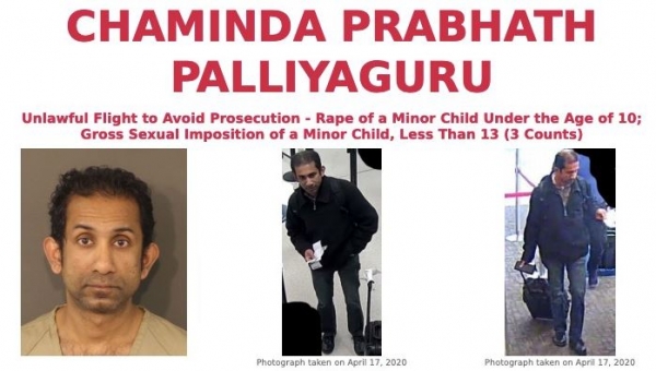 Sri Lankan Chaminda Prabhath Palliyaguru Wanted BY FBI For For Sexual Abuse Of Minor