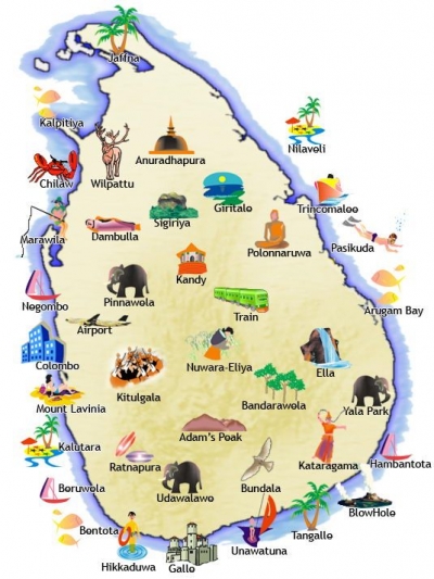 New Sri Lankan Map Including Land Reclaimed For Port City Will Be 