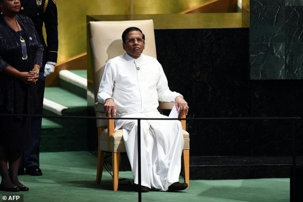 President Sirisena To Leave For New York Tomorrow With His Proposals To Exonerate Sri Lankan Armed Forces