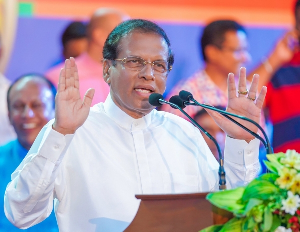 &quot;I Only Used One Trump Card: I Have Many More Trump Cards Up My Sleeve:&quot; Sirisena Tells SLFP All Island Executive Committee