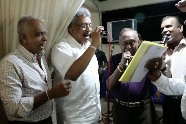 Gota Sings Patriotic Song During Private Gathering