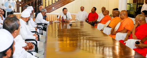 President Holds Special Meeting In Kandy Urges Religious Leaders To Take Leadership In Quelling Tension