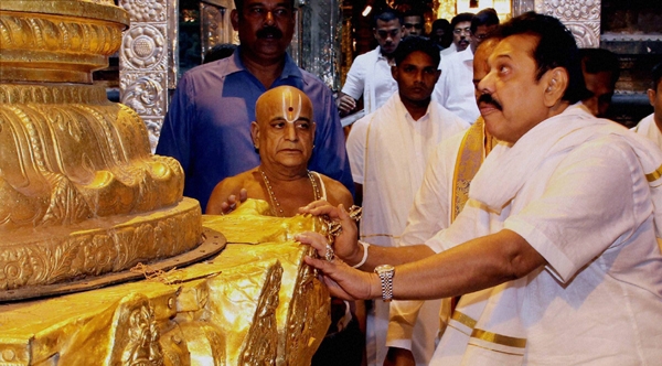 While Political Crisis Is Brewing In Sri Lanka Former President Rajapaksa Worships At Thirupathi Temple