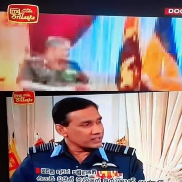 State-Run ITN Blurs Former Army Commander Field Marshal Sarath Fonseka&#039;s Video During Programme On Victory Of War