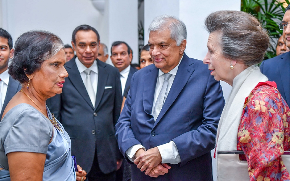Royal Visit Strengthens Diplomatic Ties: Princess Anne and Vice Admiral Sir Timothy Laurence Meet President Wickremesinghe in Sri Lanka