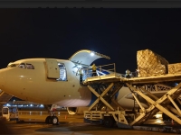 First EgyptAir Cargo flight arrives