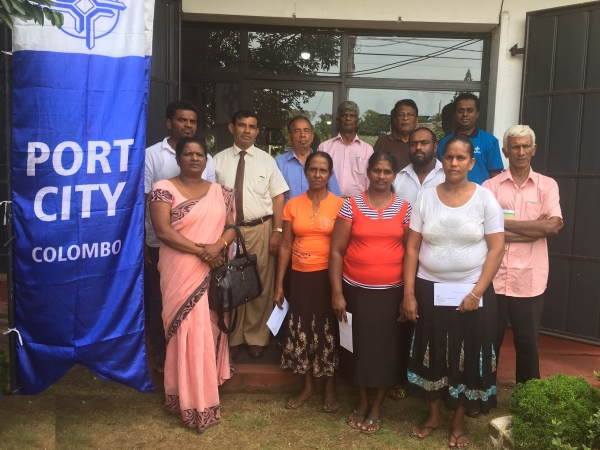 Port City’s Fishermen Livelihood Support Society Gifts Rs. 16 million To 8 Village Fishery Associations in Negombo and Wattala