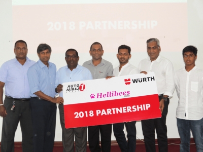 Wurth Lanka and Auto Miraj Sponsor Hellibees
