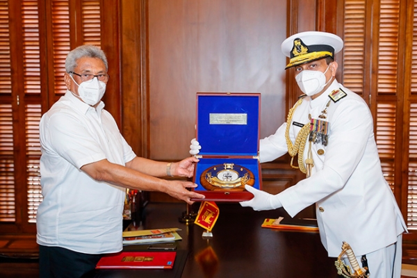 New Navy Chief meets President