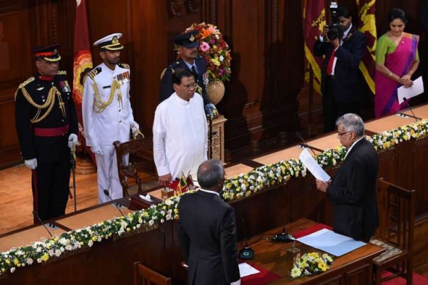 Two State Ministers, Five Deputy Ministers Take Oaths Before President Sirisena