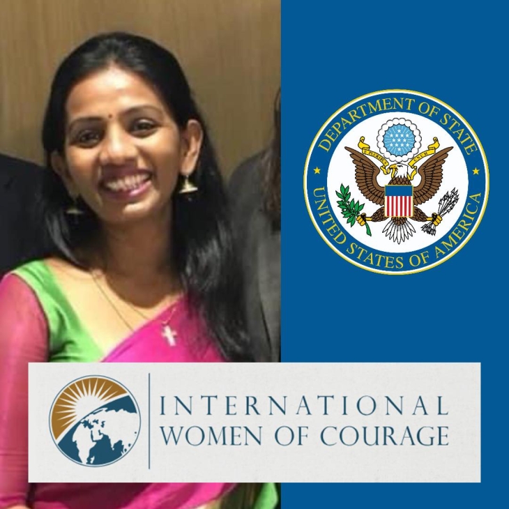 Sri Lankan Human Rights Activist wins US State Department IWOC award