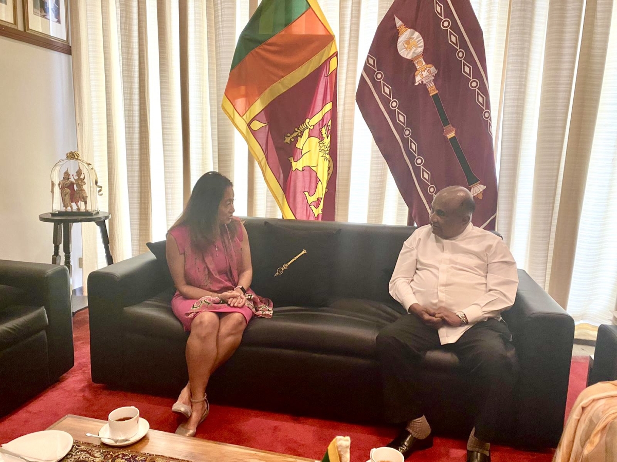 US Ambassador and Sri Lankan Speaker Emphasize Democratic Governance in High-level Meeting
