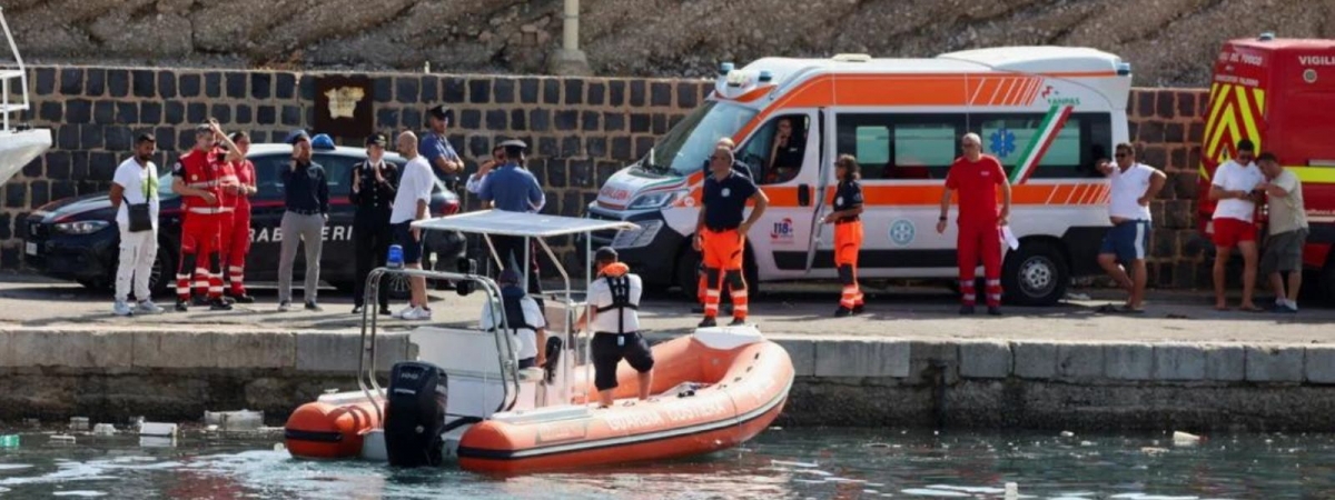 Superyacht Capsizes Off Sicily Coast, One Dead and Six Missing