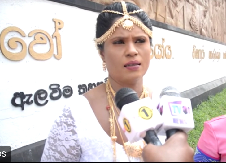 Activist bride of first wedding held in a Sri Lankan prison passes away