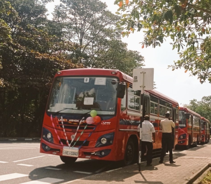 Indian HC Hands Over 75 New Buses To SLTB: A Total Of 500 Buses Supplied Through Indian Assistance