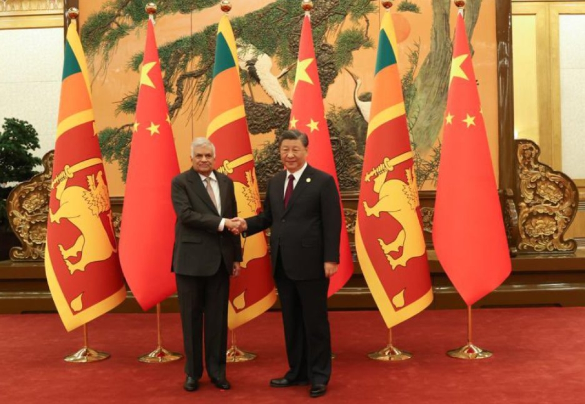 Sri Lankan President Ranil Wickremesinghe Engages in Vital Talks with Chinese President Xi Jinping