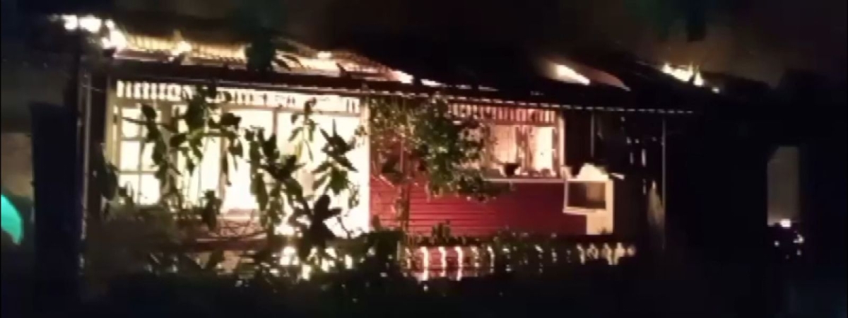 Two Killed in Fire at Estate Houses in Yatiyanthota