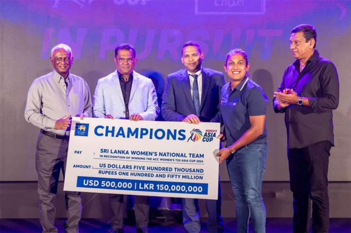 Sri Lanka Women&#039;s Team Awarded USD 500,000 After Maiden Asia Cup Title