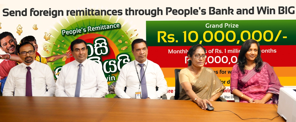 People&#039;s Remittance Vaasi Kotiyai of People&#039;s Bank picks the 5th monthly Millionaire