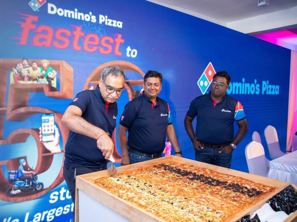 Domino’s Pizza Celebrates Big as 50th Outlet Opens in Panadura