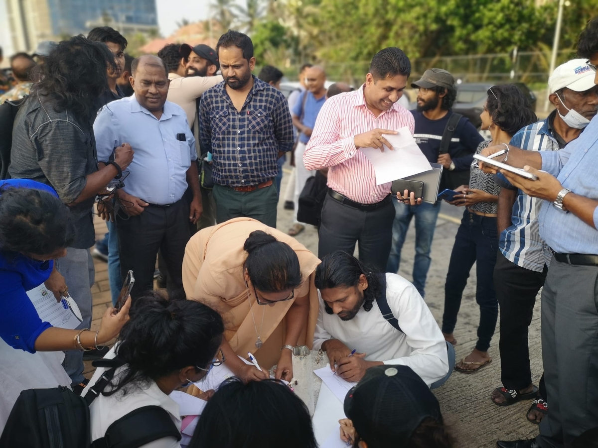 A thousand signatures gathered for IUSF&#039;s Wasantha Mudalige
