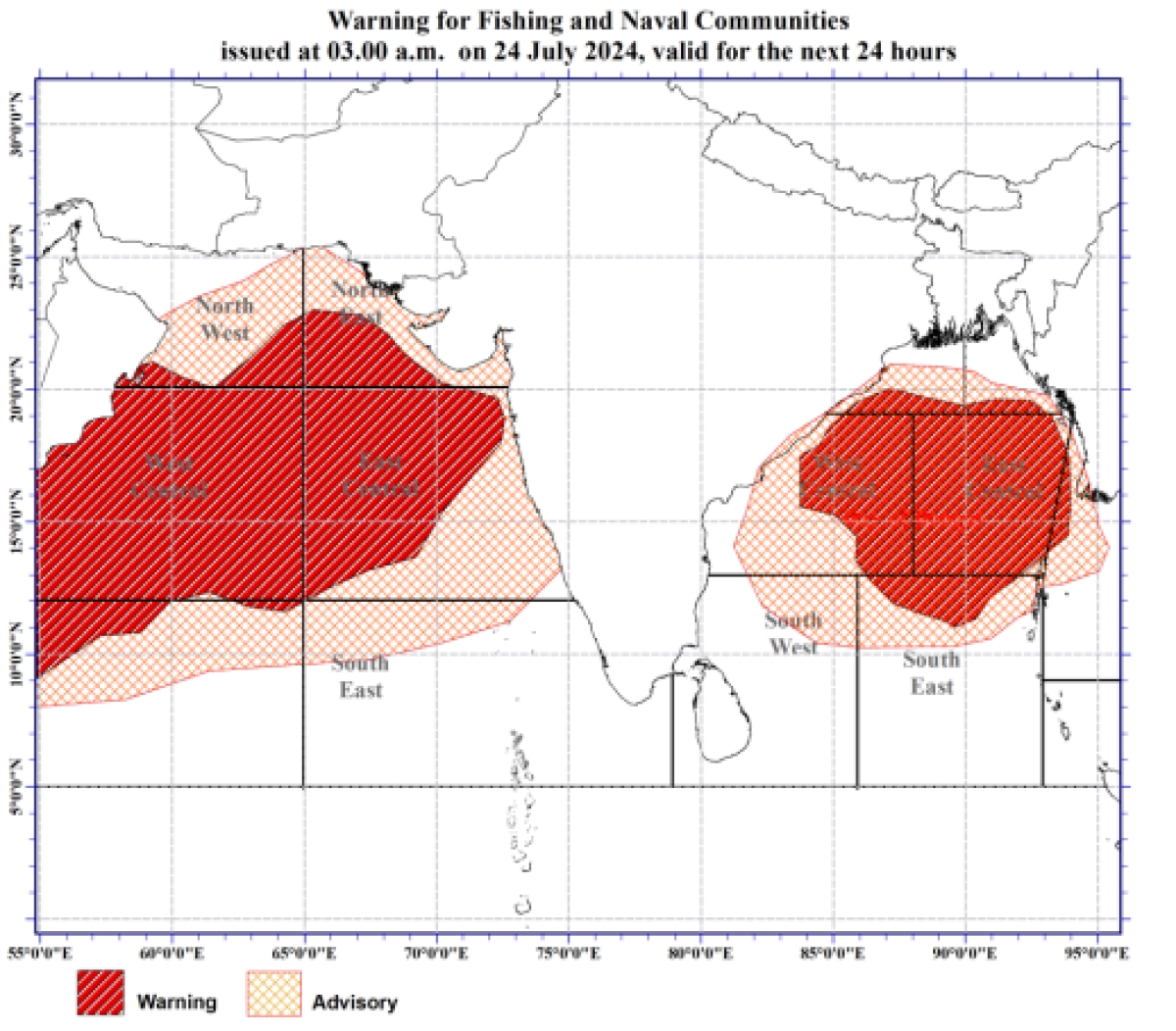 Red Alert Issued for Strong Winds and Rough Seas