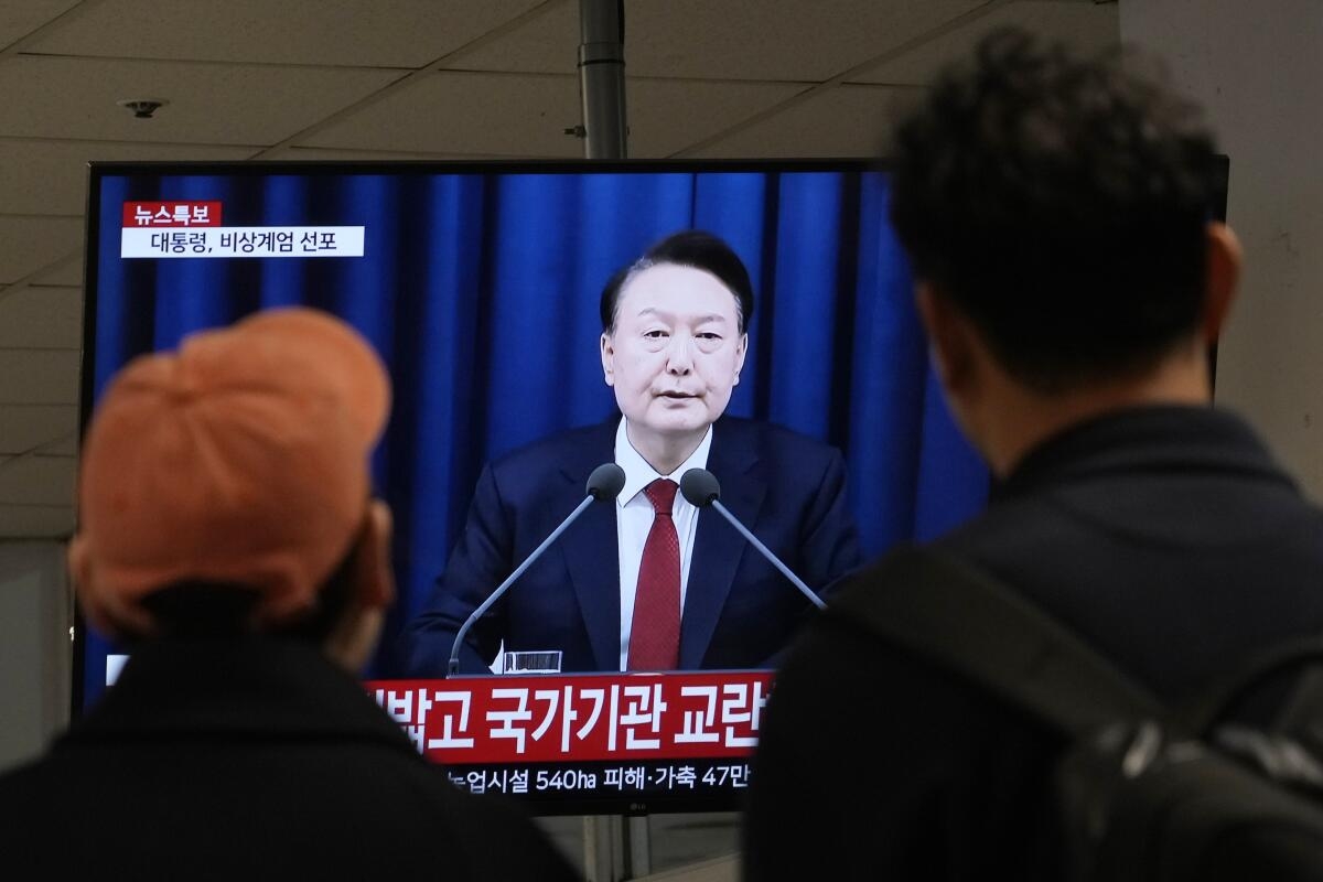 South Korean President Faces Impeachment Following Martial Law Controversy