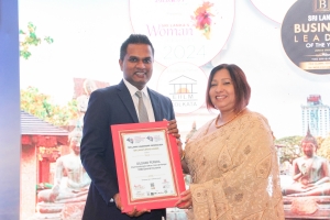 HNBGI Chief Transformation Officer Dilshan Perera Recognized at Sri Lanka Leadership Awards 2024