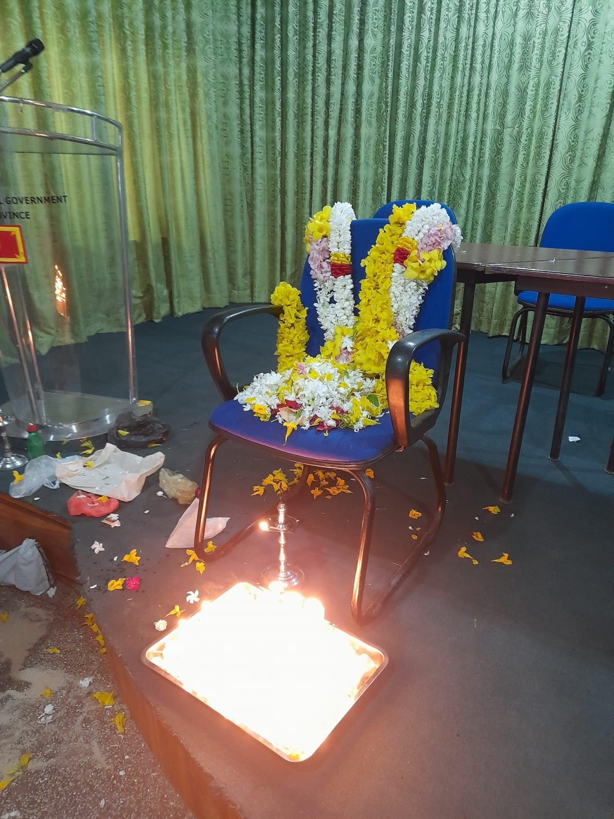 Thiyagi Thileepan Commemoration Event in Trincomalee Stirs Controversy: Supporters Use Chair Instead of Thileepan’s Picture