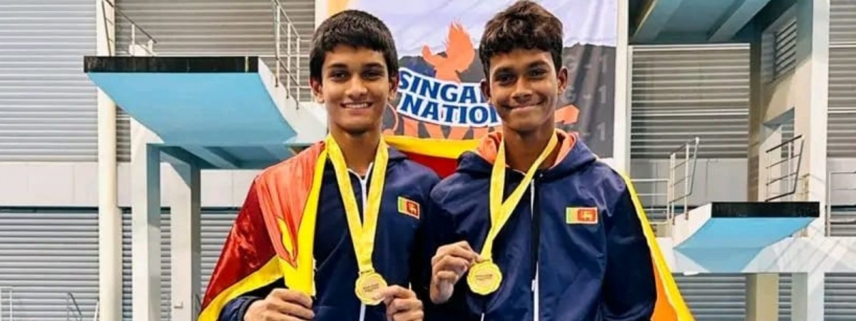 Sri Lanka Wins Gold at Singapore Diving Championship