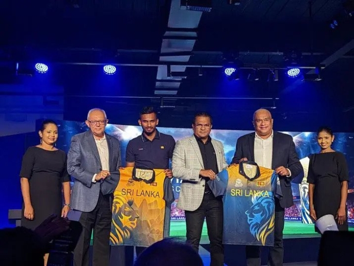 SL cricket official T20 world cup jersey unveiled!