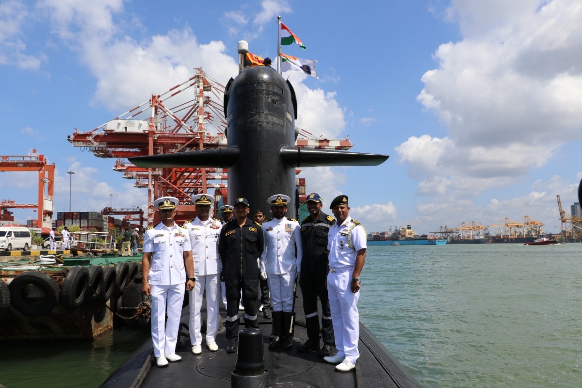 Indian Navy Submarine INS Vela Arrives in Colombo for Three-Day Visit