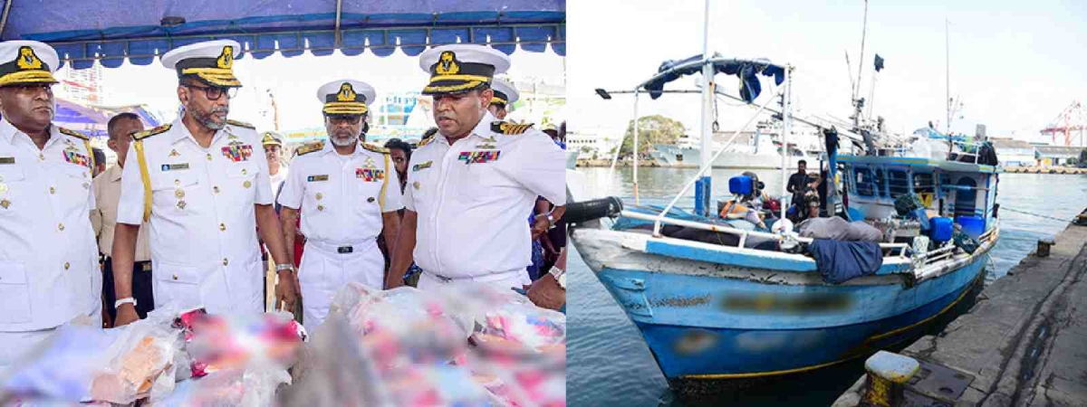 Sri Lankan Navy Seizes Over Rs 13 Billion Worth of Narcotics This Year