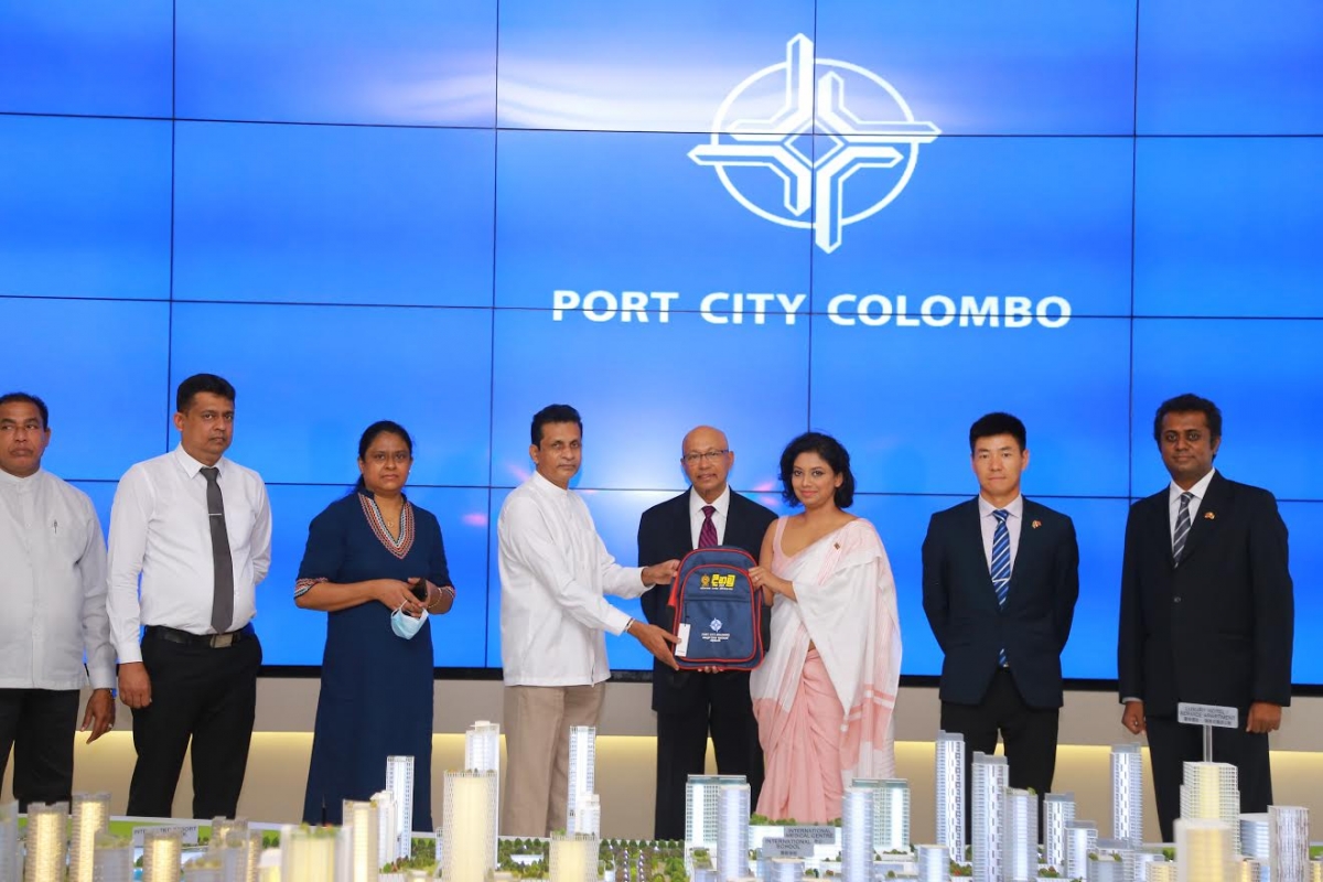 Rs. 1 million worth school bags to 1,000 students in Monaragala from Port City Colombo