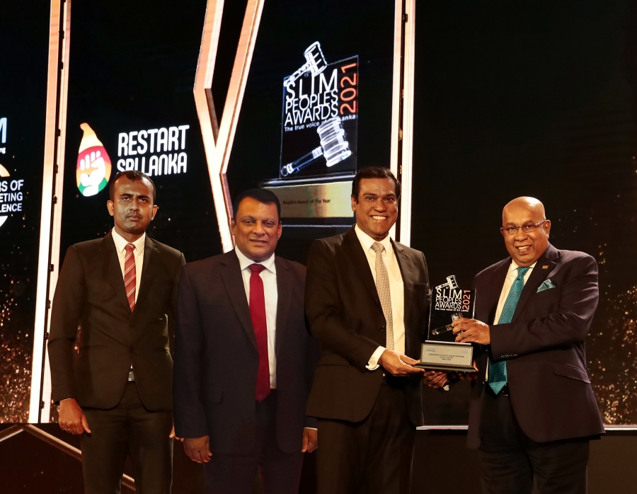People’s Bank crowned as the ‘People’s Choice’ for 15th consecutive year at SLIM Nielsen People’s Awards 2021