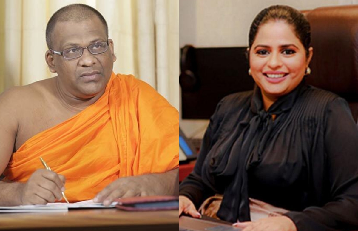 Gnanasara Thera questioned by CID over dealings with Thilini Priyamali