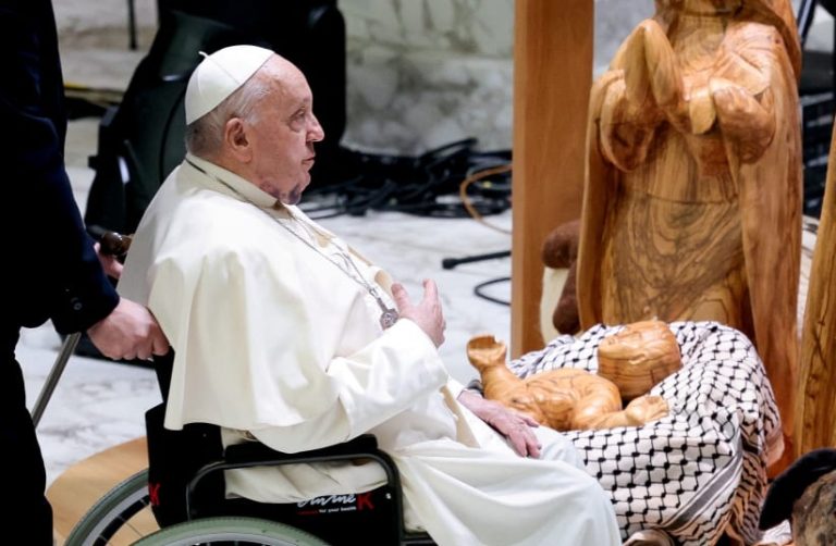 Baby Jesus in Keffiyeh Unveiled in Vatican Nativity Scene