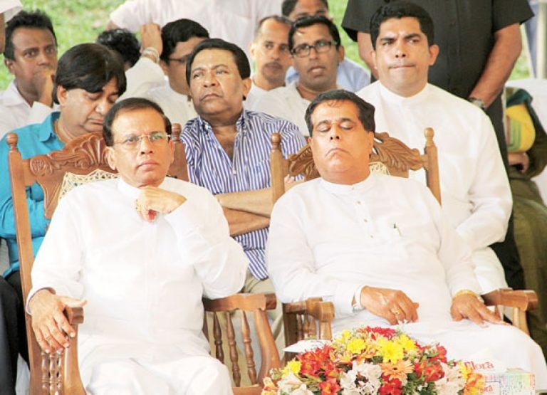 Sirisena Accepts Siripala as SLFP Leader, Ending Chairmanship Dispute