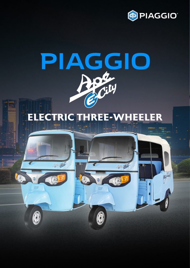 Singer drives sustainable mobility with Piaggio Apé E City launch at Colombo EV Motor Show 2025