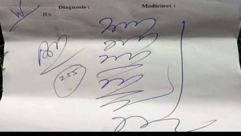 Indian Court Tells Doctors to Fix Their Handwriting