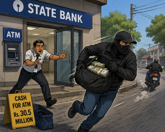 Money Heist at Horana bank: Rs. 30.5 mn cash bag snatched - Asian Mirror